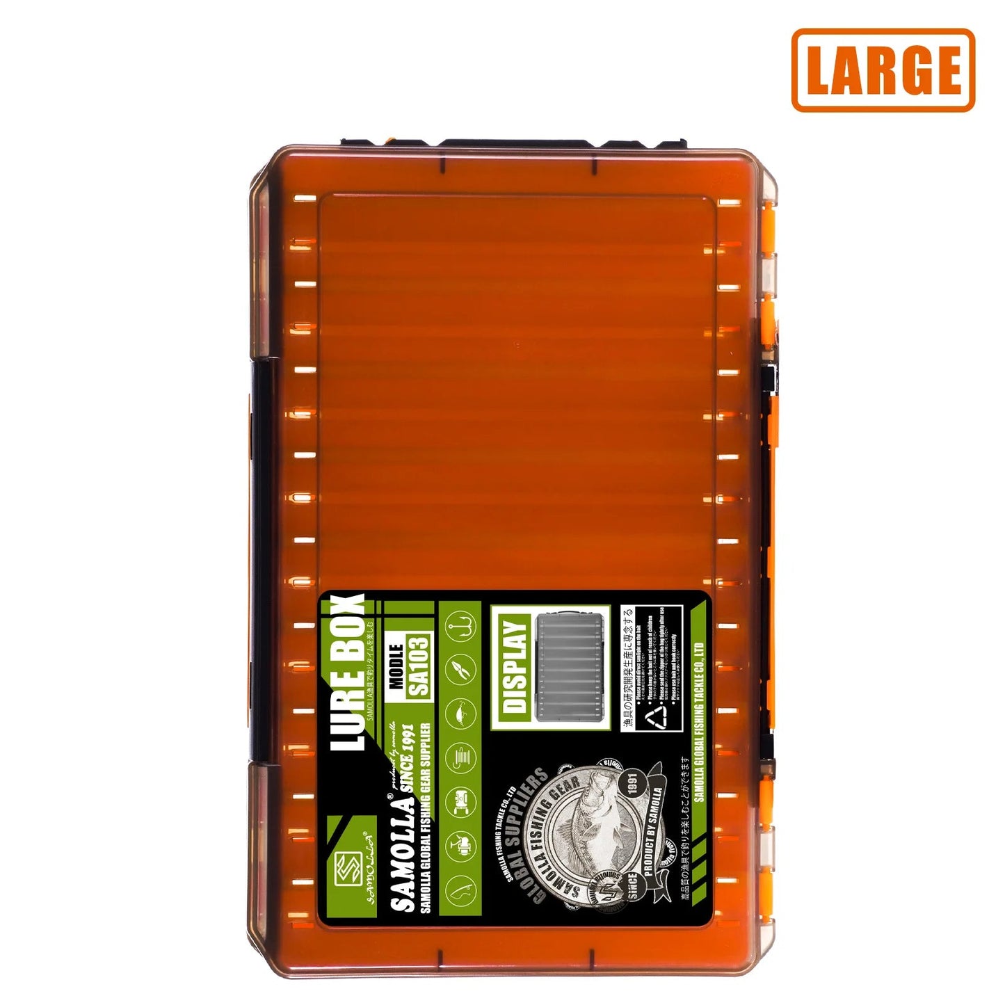Double-Sided Fishing Tackle Organizer Box