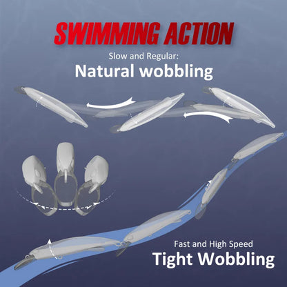 Heavy Sinking Minnow Fishing Lure