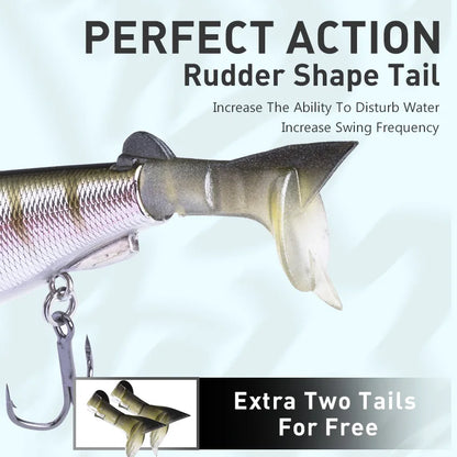 Jointed Floating Minnow Fishing Lure