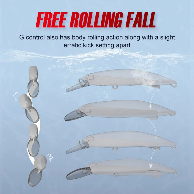 Heavy Sinking Minnow Fishing Lure