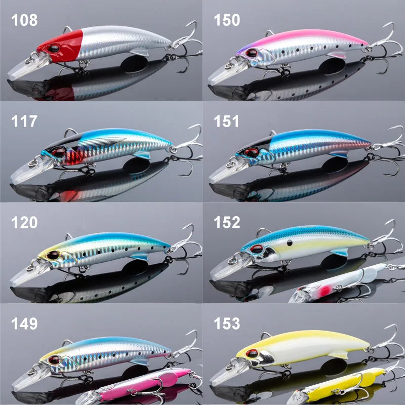 Heavy Sinking Minnow Fishing Lure