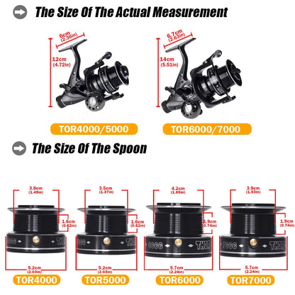 27kg Max Drag Spinning Fishing Reel