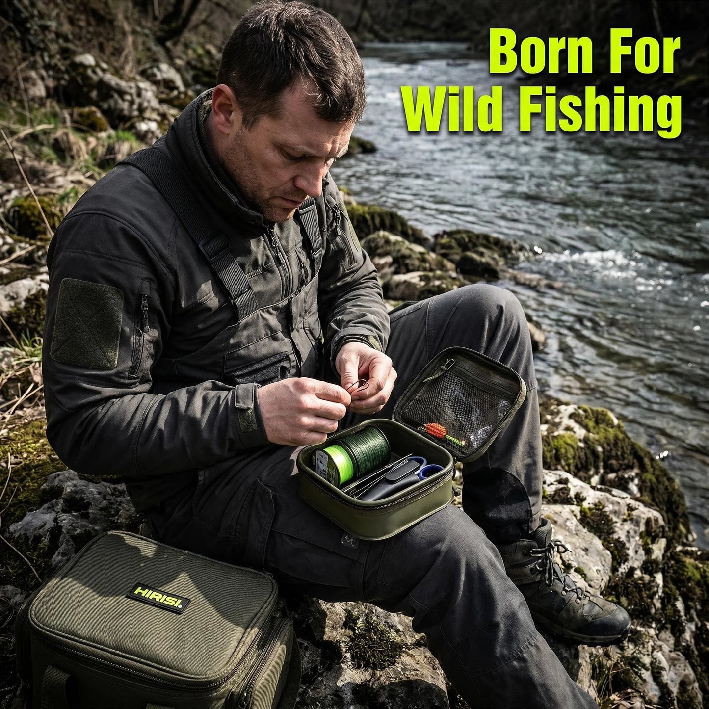 Waterproof EVA Fishing Tackle Storage Bag
