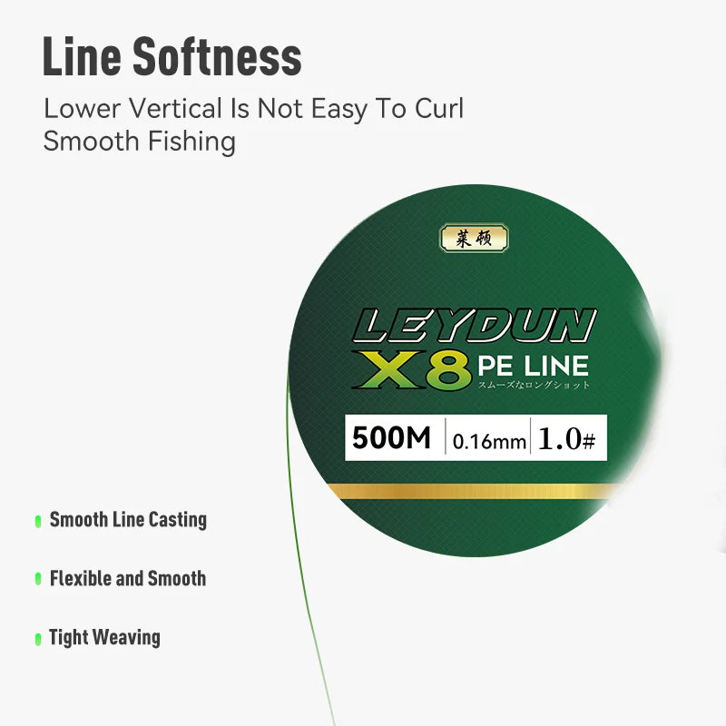 8-Strand Braided PE Fishing Line