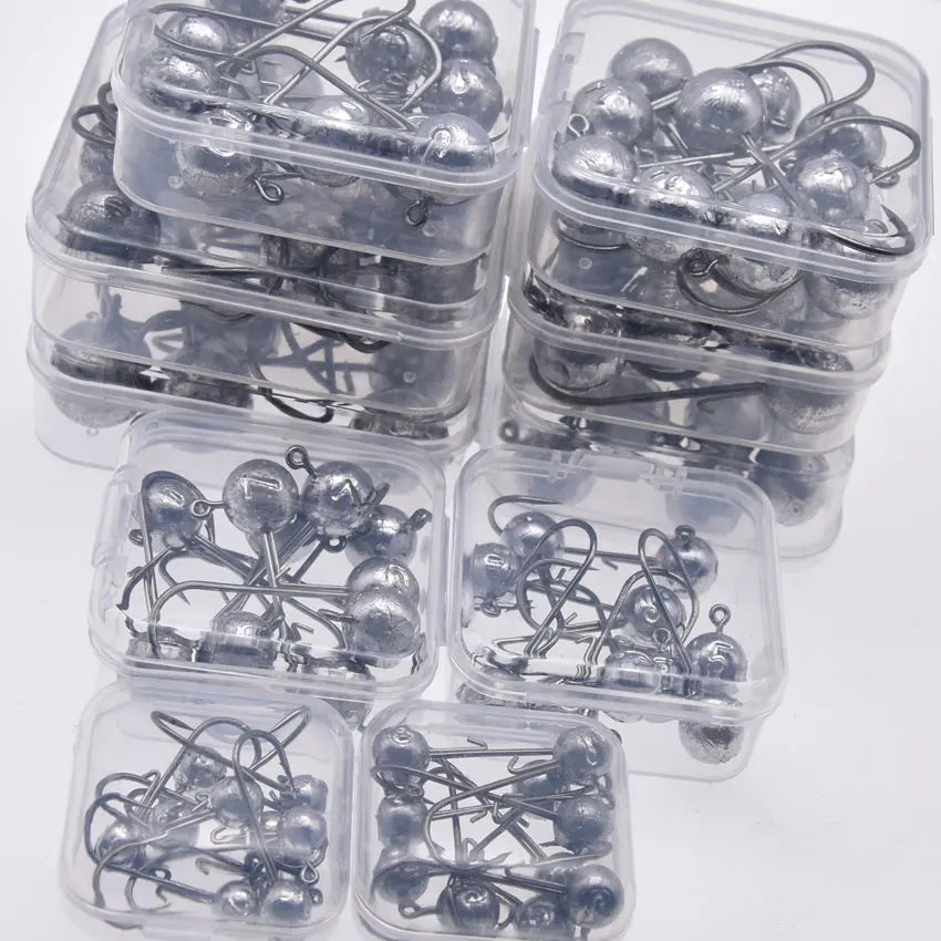 High Carbon Steel Jig Head Fishing Hooks