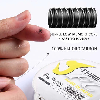 Daiwa J-Fluoro Fluorocarbon Fishing Leader Line – 4lb–80lb