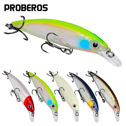 Floating Minnow Jerkbait Fishing Lure – 9cm / 11cm