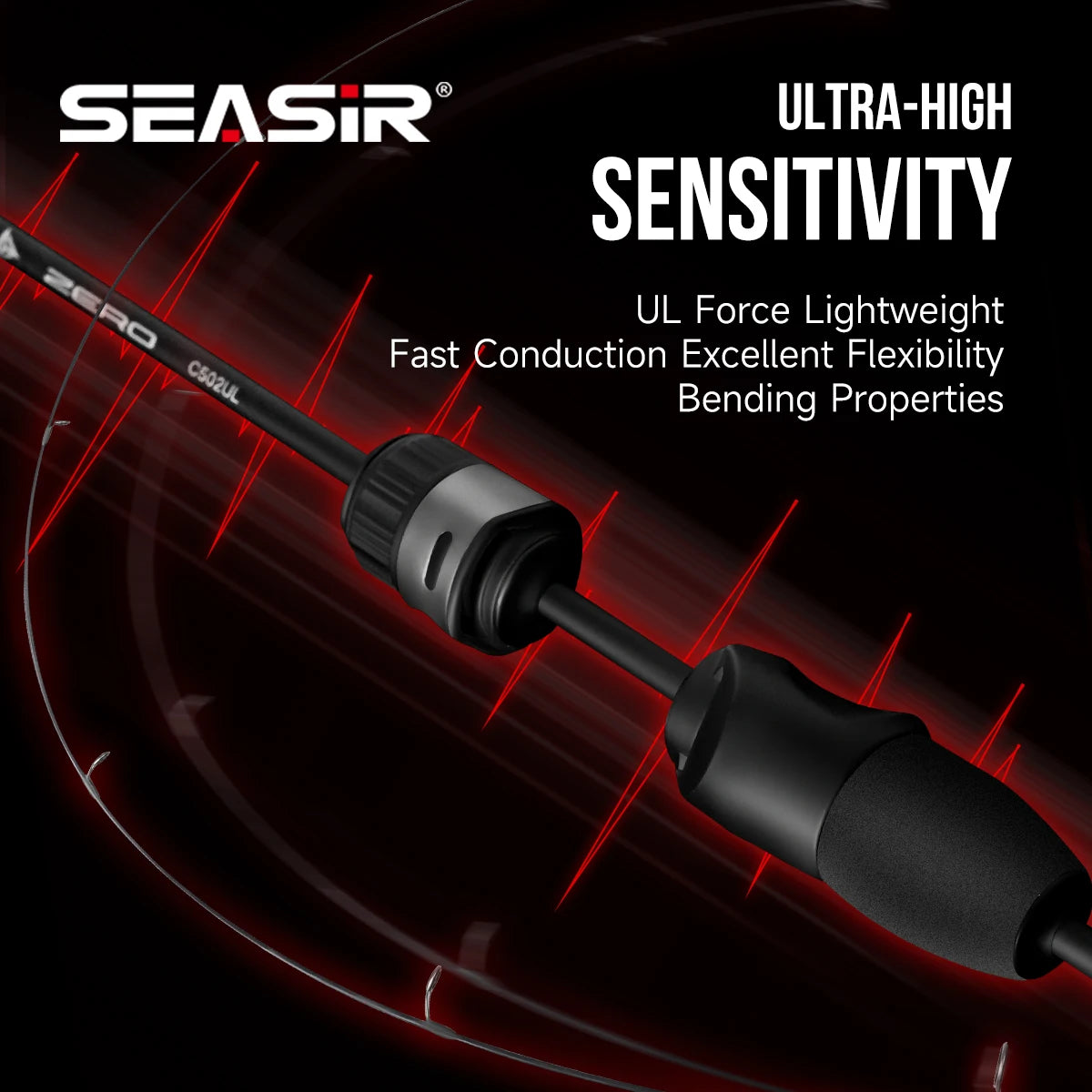 SeaSir Zero 43g BFS Ultralight Carbon Fishing Rod – 1.53M