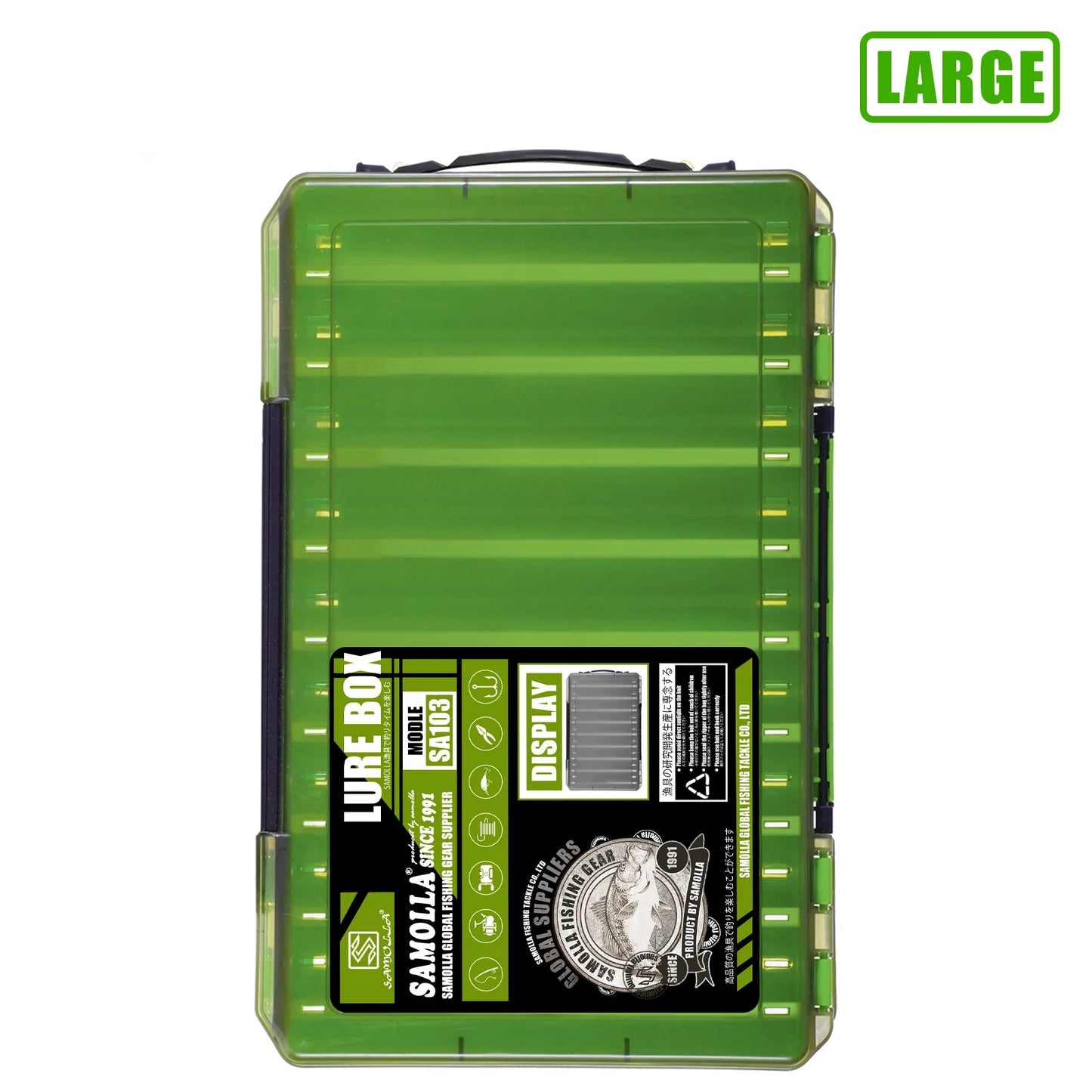 Double-Sided Fishing Tackle Organizer Box