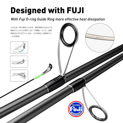JDMANGLERS Long Cast Inshore Fishing Rod – 2.7M / 3.0M / 3.3M