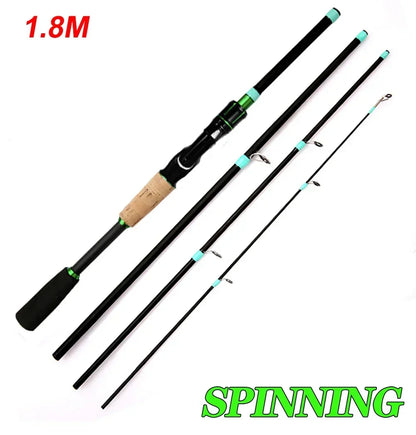 JDMANGLERS Carbon Travel Spinning & Casting Rod – 1.8M / 2.1M
