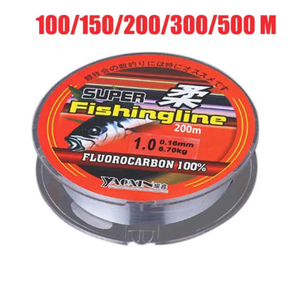 High-Strength Nylon Monofilament Fishing Line – 100M to 500M