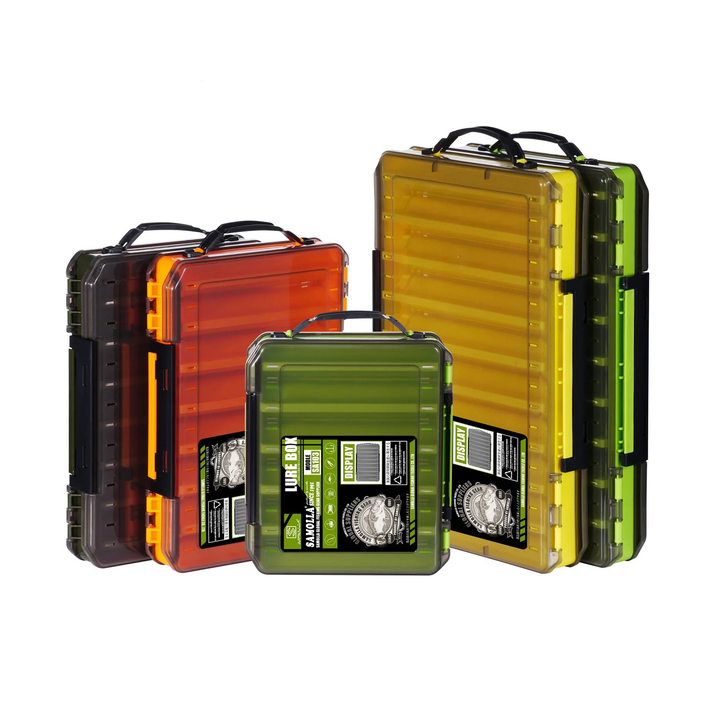 Double-Sided Fishing Tackle Organizer Box
