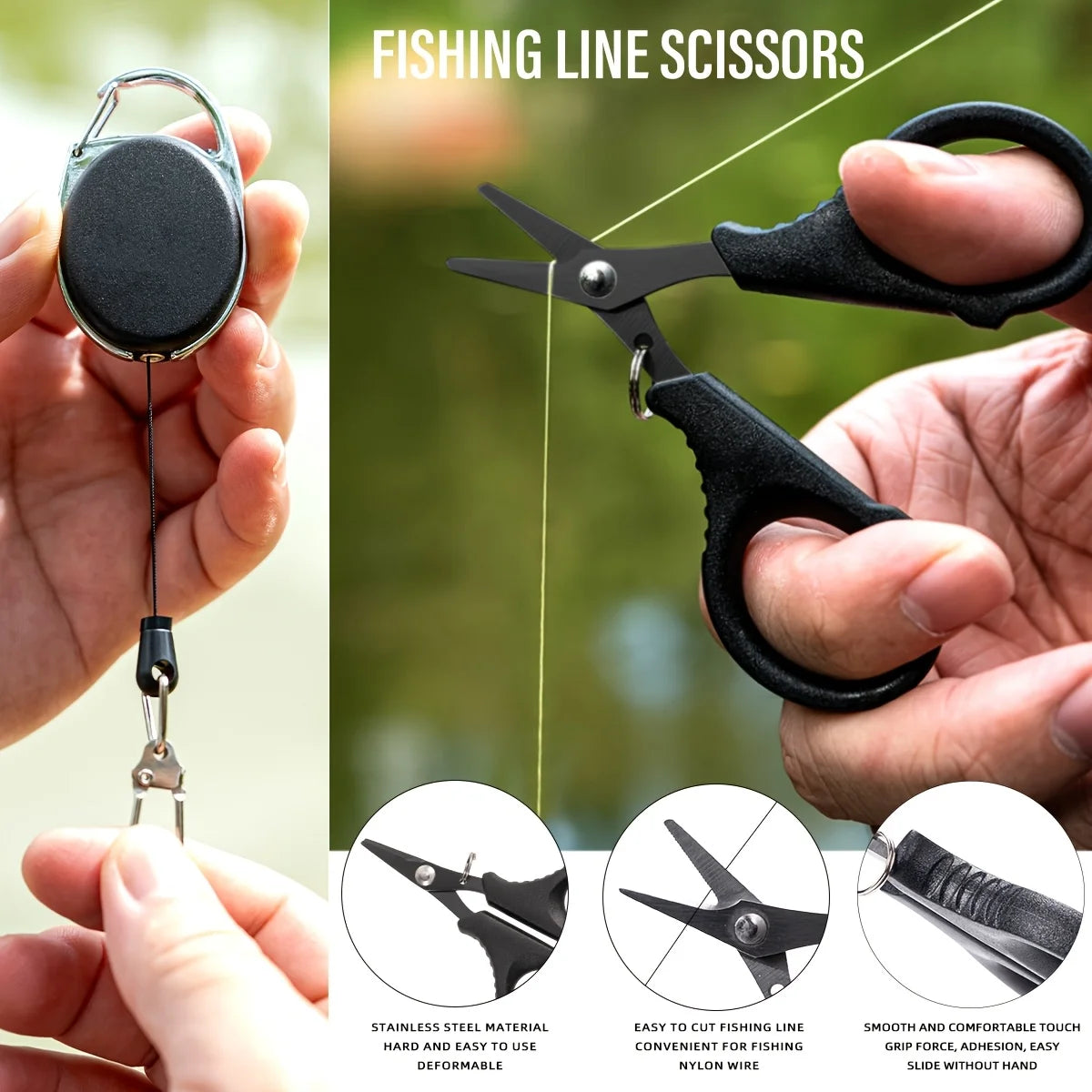 Fishing Pliers & Fish Lip Gripper Tool Set – Hook Remover