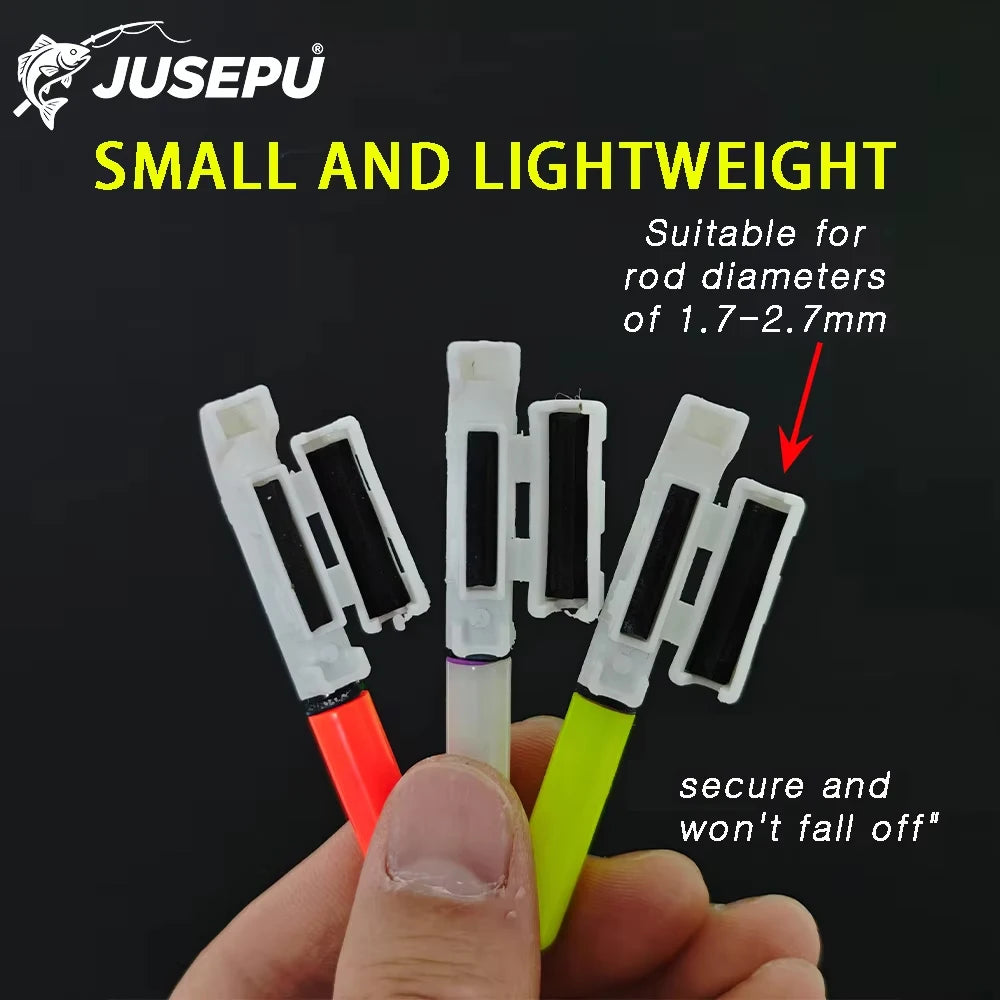 LED Fishing Rod Tip Bite Alarm Lights – 5 Pack