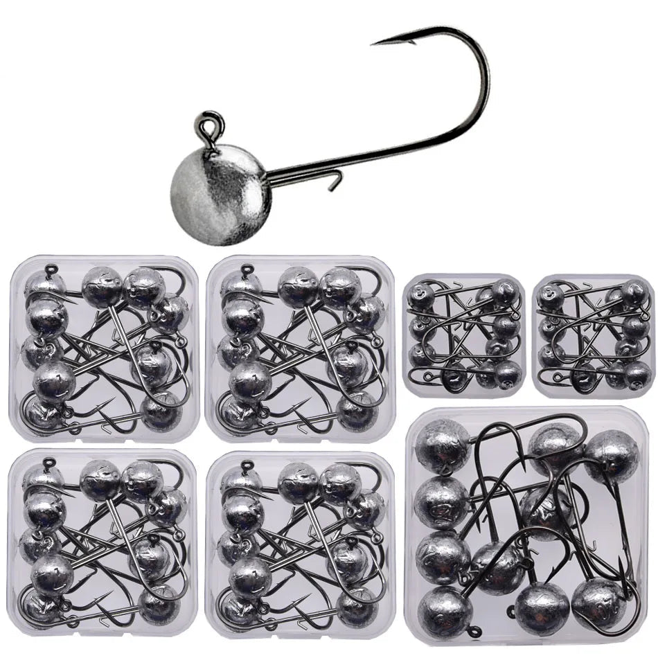 High Carbon Steel Jig Head Fishing Hooks