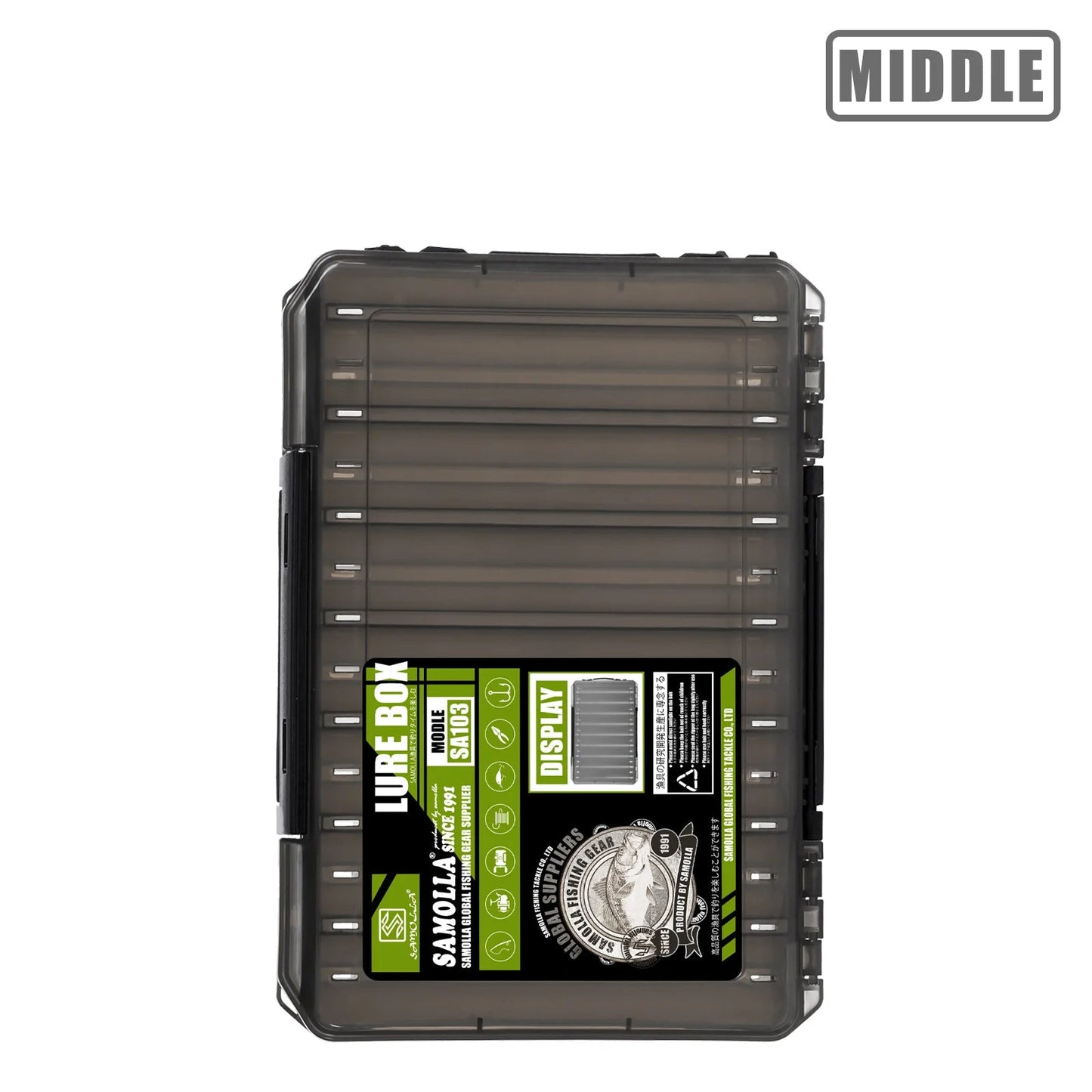 Double-Sided Fishing Tackle Organizer Box