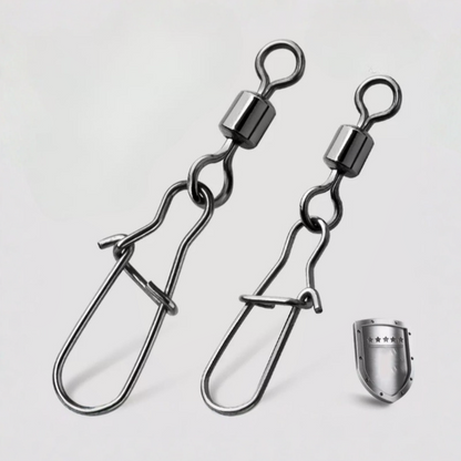 Duo-Lock Fishing Snap Swivels