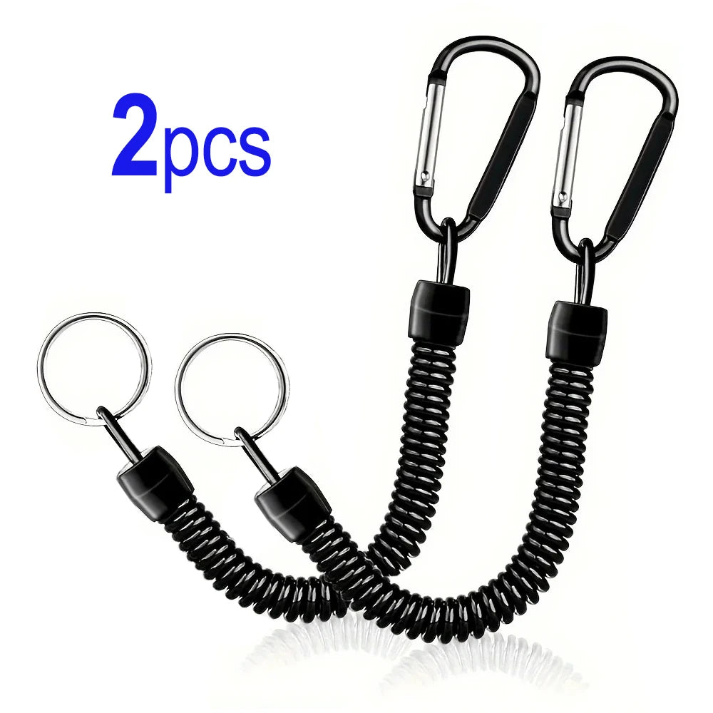 Retractable Coil Keychain Safety Strap
