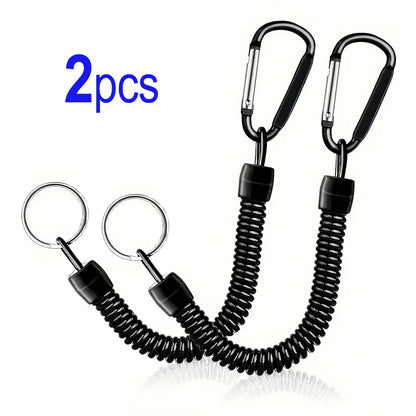 Retractable Coil Keychain Safety Strap
