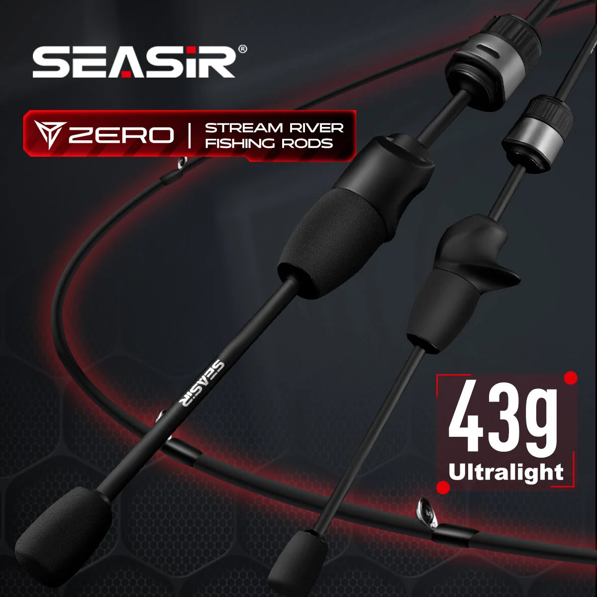 SeaSir Zero 43g BFS Ultralight Carbon Fishing Rod – 1.53M