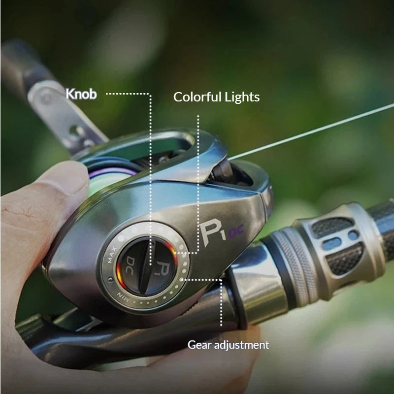 Takuma P1dc DC Casting Reel Self-Charging Smart Brake 6+1 Bearings 5kg Max Drag All-Purpose Long Cast Lure Fishing Reel