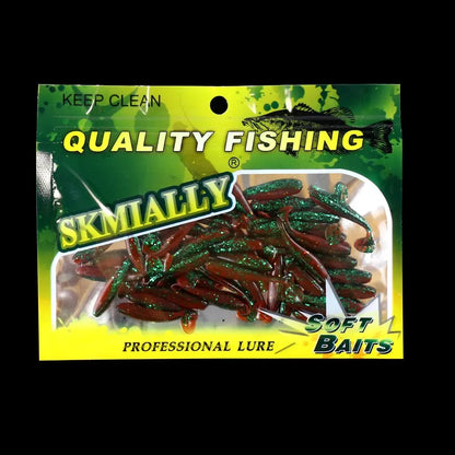 Micro Soft Plastic Fishing Lures – Trout & Freshwater Baits 50pcs