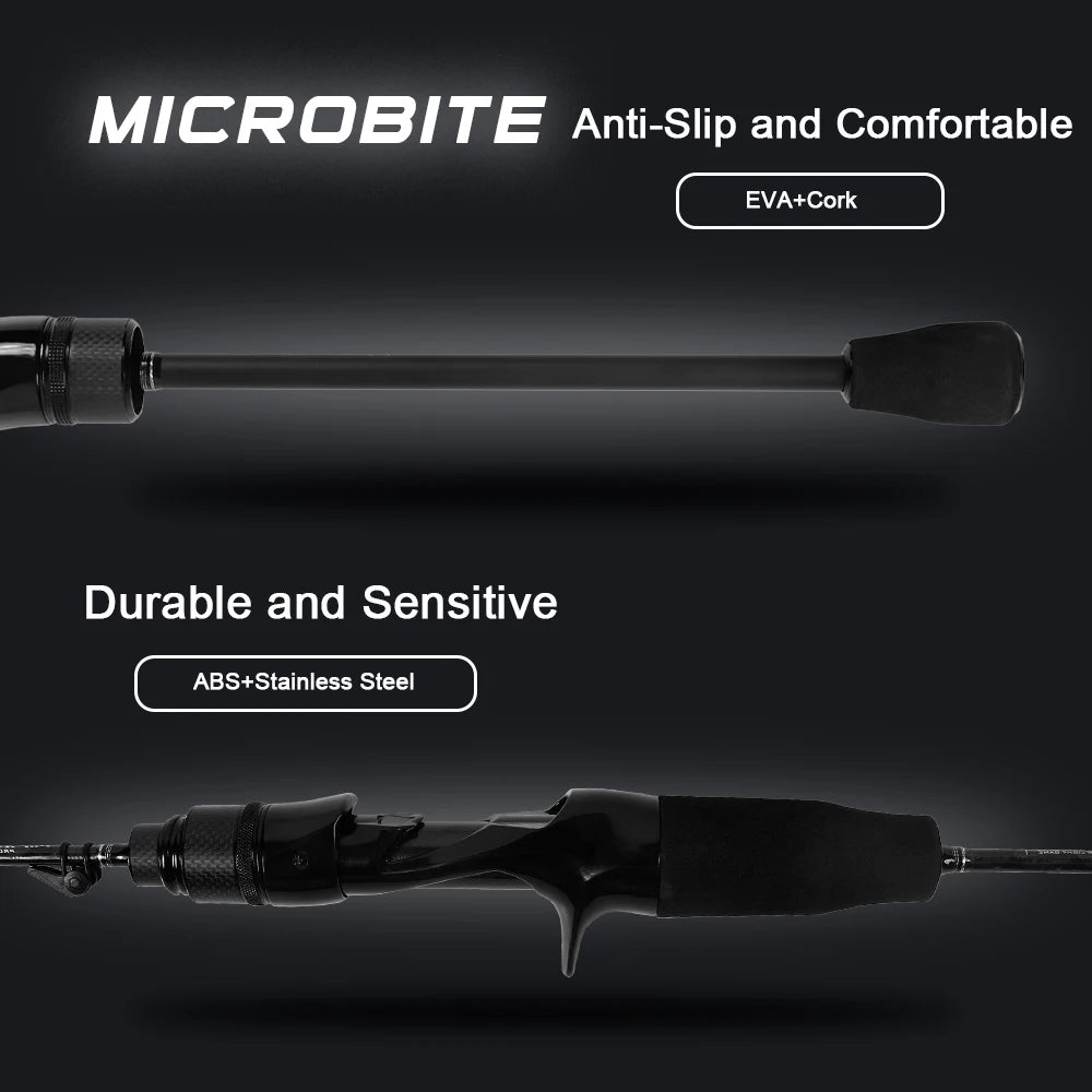 MIFINE Microbite Ultralight Fishing Rod – 0-10g Spinning & Casting