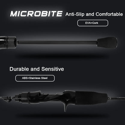 MIFINE Microbite Ultralight Fishing Rod – 0-10g Spinning & Casting