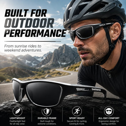 SHIMANO Polarized Fishing Sunglasses – UV400 Outdoor Fishing Eyewear