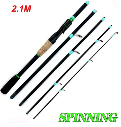 JDMANGLERS Carbon Travel Spinning & Casting Rod – 1.8M / 2.1M