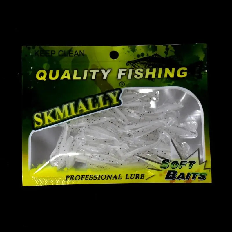 Micro Soft Plastic Fishing Lures – Trout & Freshwater Baits 50pcs