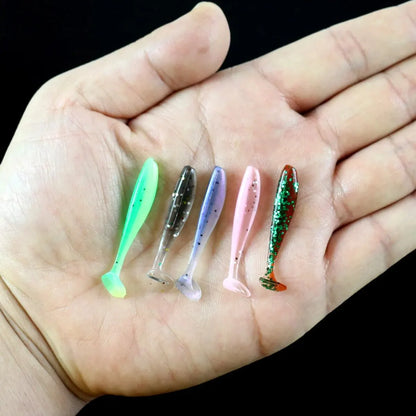 Micro Soft Plastic Fishing Lures – Trout & Freshwater Baits 50pcs