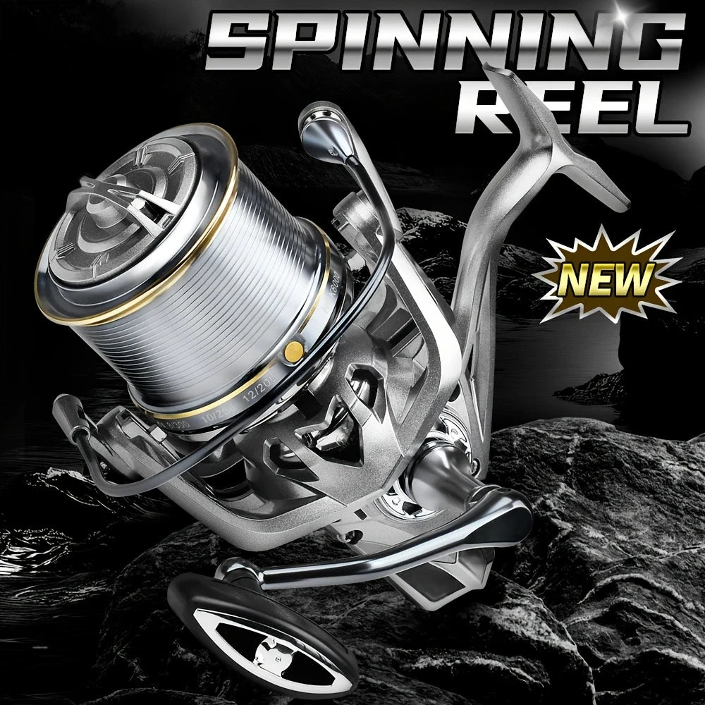 Heavy-Duty Stainless Steel Spinning Reel