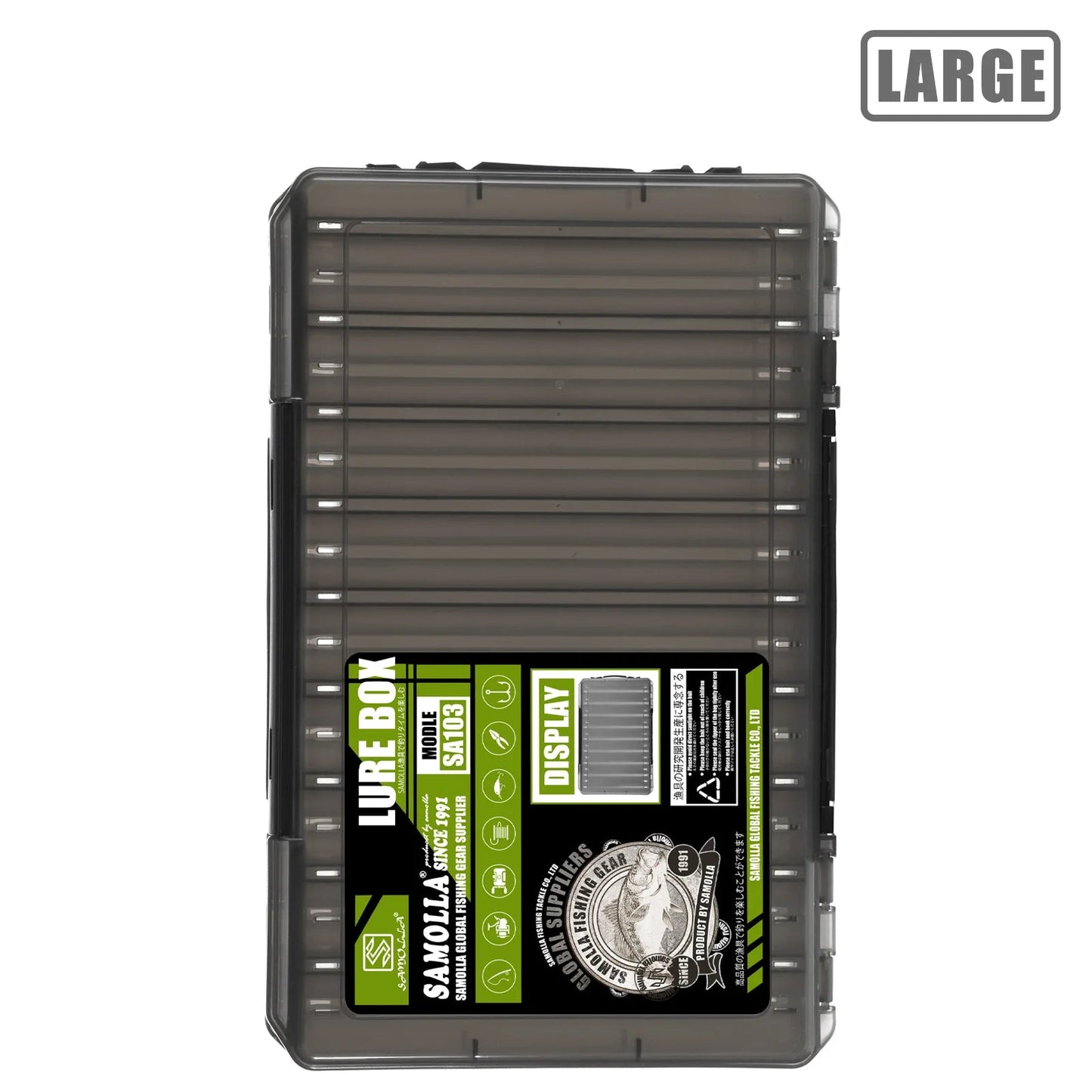 Double-Sided Fishing Tackle Organizer Box
