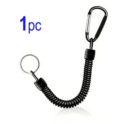 Retractable Coil Keychain Safety Strap