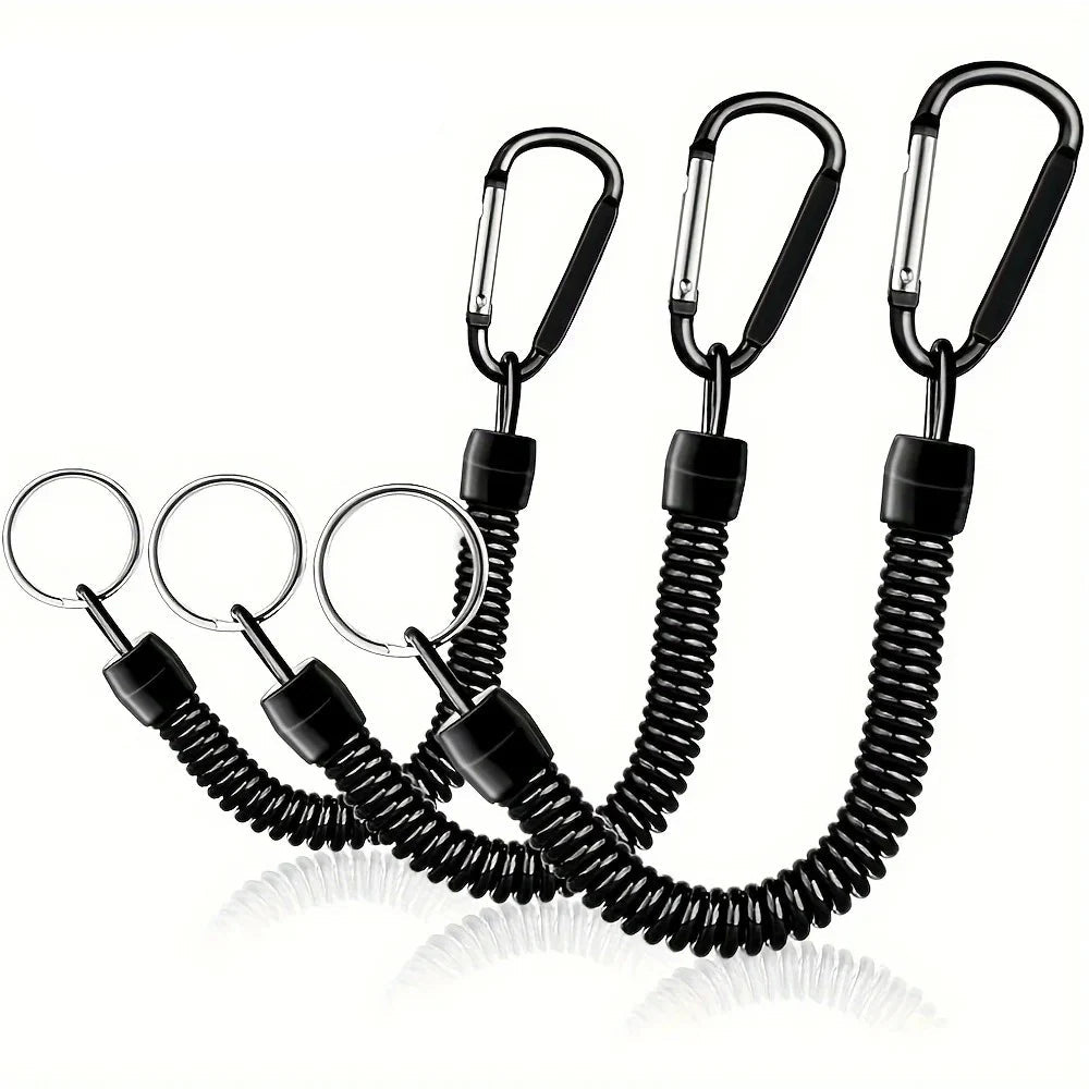 Retractable Coil Keychain Safety Strap