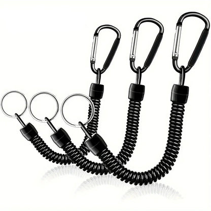 Retractable Coil Keychain Safety Strap
