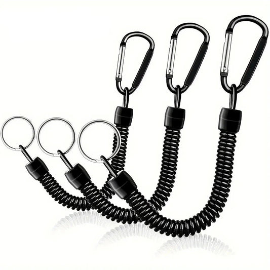 Retractable Coil Keychain Safety Strap