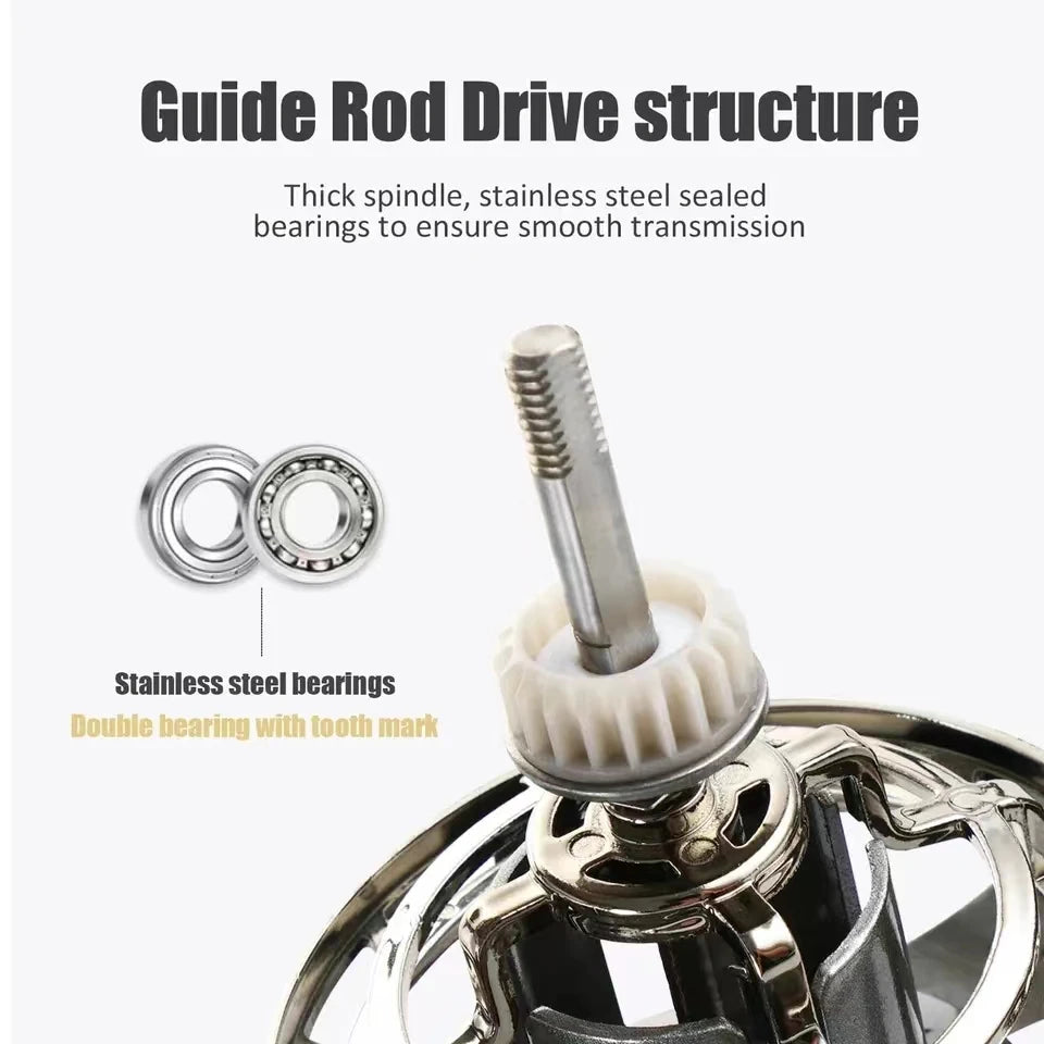Heavy-Duty Stainless Steel Spinning Reel